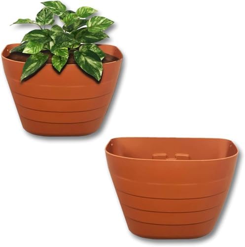 12 Inch Self-Watering Wall Planter by NaturesDistributing