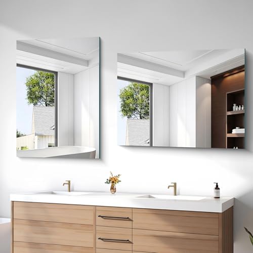 36"x48" Frameless Mirror, Frameless Bathroom Mirror - Image 7