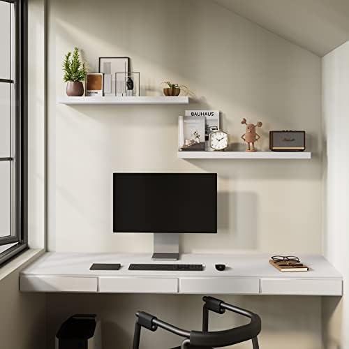 BAMEOS Floating Shelves, 47 x 9Wall Shelves – Extra-Wide Display Shelf - Image 3