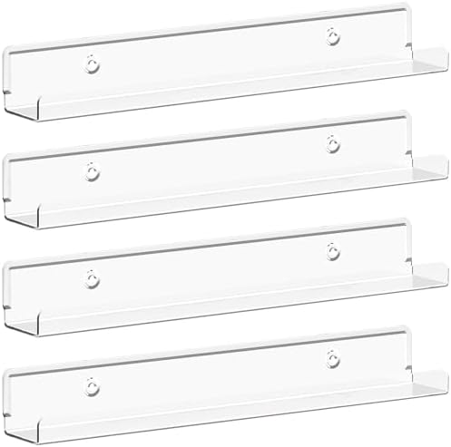 Lifewit Narrow Acrylic Floating Shelves by Lifewit