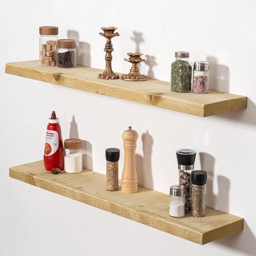 Fun Memories 36 Inch Reclaimed Wood Floating Shelves by FunMemories
