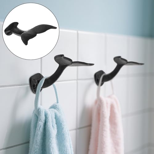 Set of 8 Whale Tail Wall Hooks, Heavy Duty - Image 7