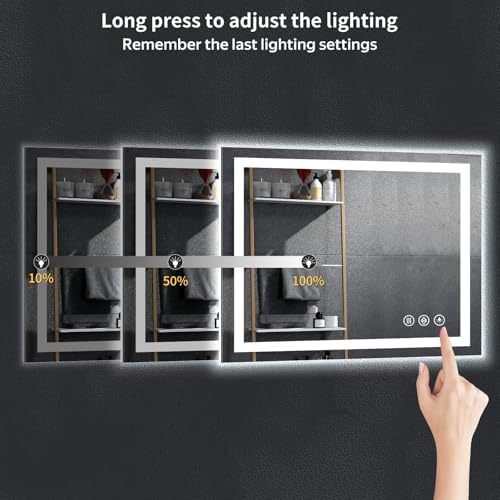 26"x38" LED Bathroom Mirror - Image 6