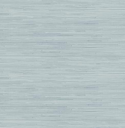 NuWallpaper x Society Social Classic Faux Grasscloth Peel and Stick Wallpaper by NuWallpaper