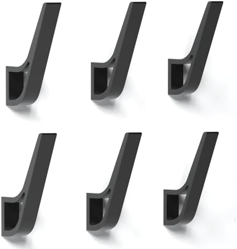 Coat Rack Hooks Wall Mounted Hold 50 lbs, Bath Towel Rope Large Hooks by KYOEON