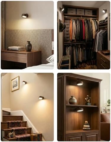 EZVALO LED Wall Mounted Light, 3000mAh Rechargeable Cordless Wall Sconce - Image 6