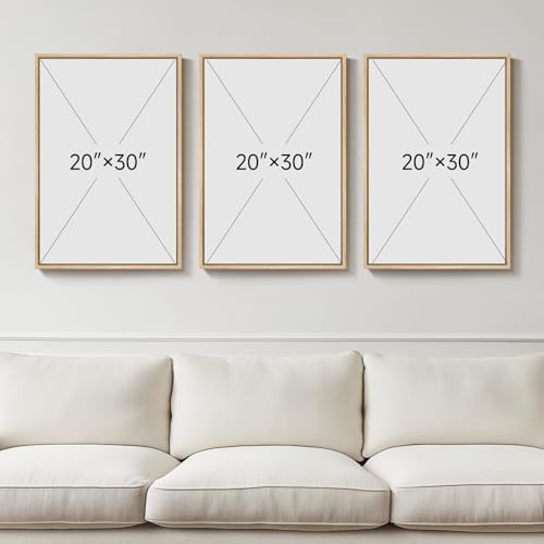 Large Framed Abstract Wall Art, 20x30 In - Image 3