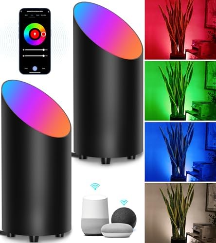 SUNVIE 5W Smart Floor Can Light Dimmable Uplights Indoor by SUNVIE