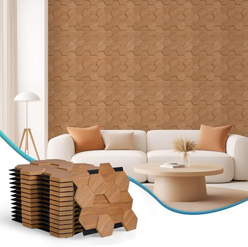 Wood Panels for Wall Hexagon by Unknown