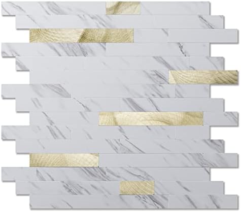 Art3d Faux Stone Peel & Stick Backsplash Tile by Art3d
