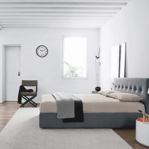 SAC SMARTEN ARTS 8" Silent Quartz Wall Clock Non-Ticking Digital Clock - Image 4