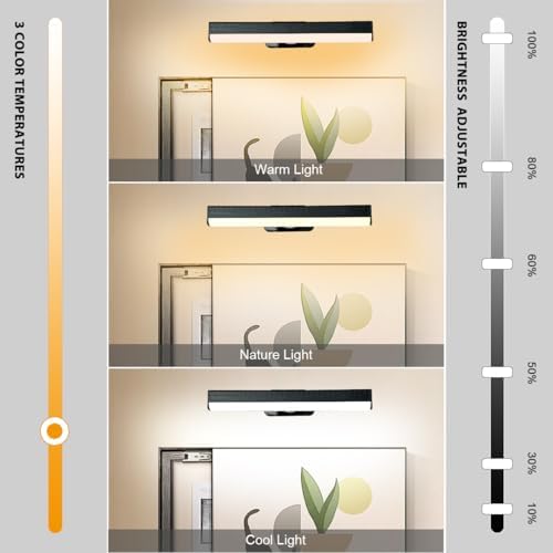 EUIOKUN 2PACK Picture Lights LED Battery Operated Wall Light - Image 3