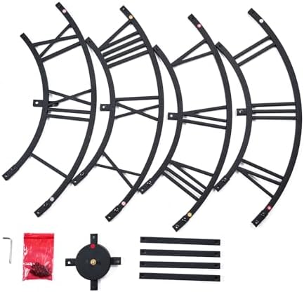 48 Inch Large Silent Wall Clock, Easy Assembly Roman Numeral Black - Image 5