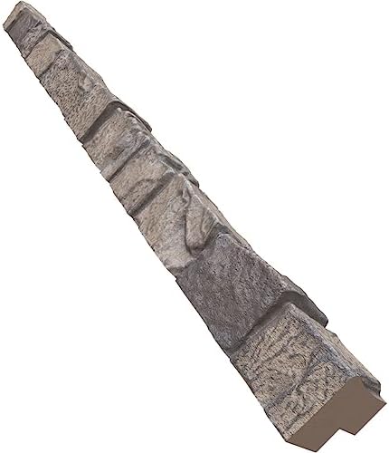 Universal Outside Corner for EverStone Faux Stone Siding Panels, Cascade River - Image 5