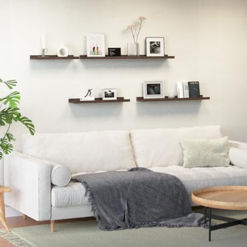 Boswillon Floating Shelves Set of 2, Long Wall Shelf - Image 2