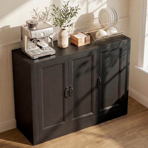 39" Modular Buffet Sideboard Cabinet, Expandable Storage Cabinet System - Image 3