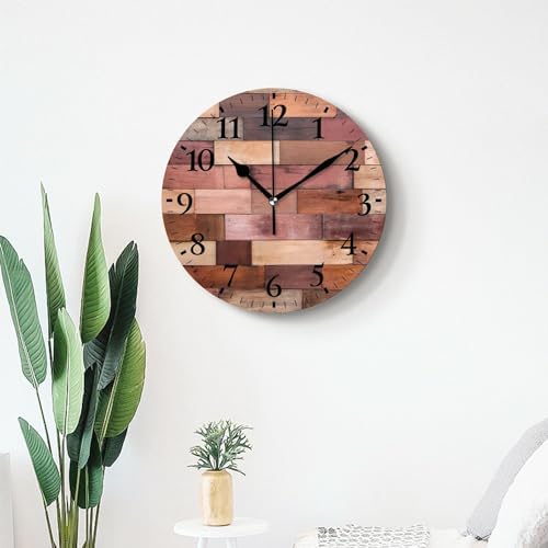 Non-Ticking Silent Wall Clocks Battery Operated Personalized Decor Clock - Image 7