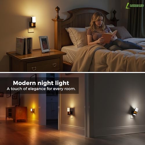 L LOHAS LED Night Lights Plug into Wall, Dimmable Plug in Night Light - Image 6