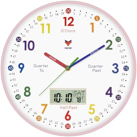 Foxtop Digital and Analog Learning Clock by Foxtop