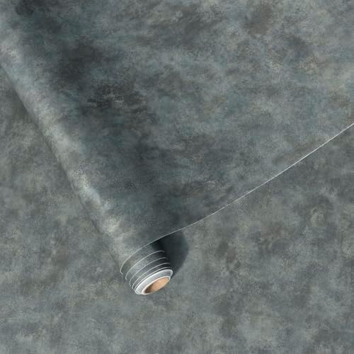 Extra Wide Peel and Stick Wallpaper Blue/Gray Textured Wallpaper 31.5"x354" - Image 2