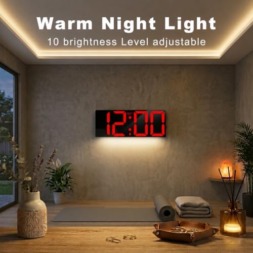 JALL 22" Large Digital Wall Clock - Image 3