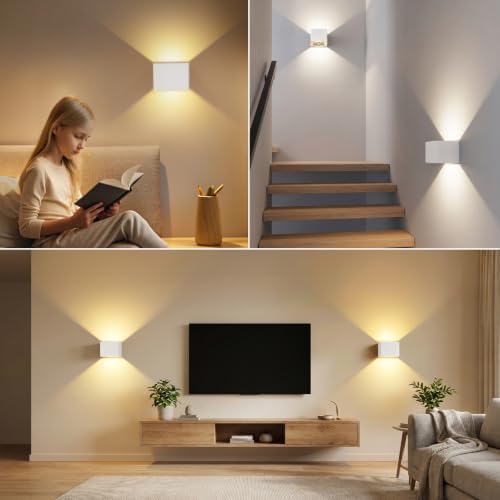 Rechargeable Motion Sensor Wall Sconces, Wireless Battery Powered Wall Lamp - Image 7