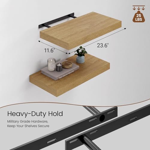 Heimlove 12" Deep Floating Shelves - Image 3