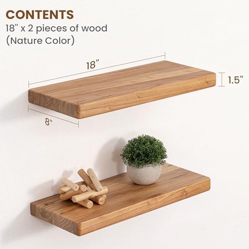 Floating Shelves for Wall, Round Edge Wall Shelves - Image 2