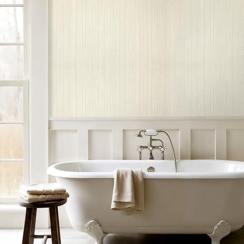 Grasscloth Wallpaper Peel and Stick Vintage Texture Contact Paper 16x196in - Image 6