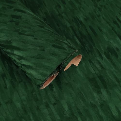 Self Adhesive Dark Green Velvet Drawer Liner by FANCYEASY