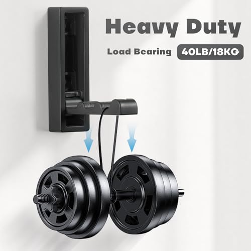 Folding Wall Hooks, Heavy Duty Zinc Alloy No Rust Fold Up Hooks - Image 5