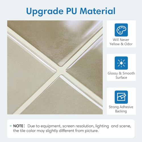 COMSTICKC Thicker Peel and Stick 3D Backsplash Tiles Kitchen Bathroom - Image 3