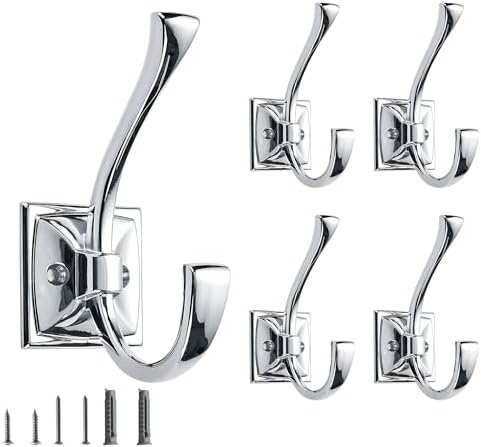 5 Pack Decorative Heavy Duty Towel Hooks by CABDM