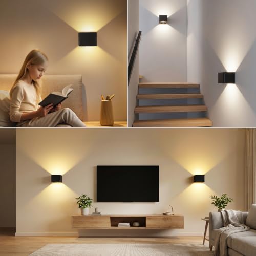 Yochoice Rechargeable Motion Sensor Wall Light, Battery Powered Wall Sconce - Image 7