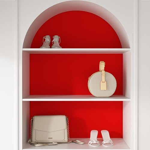 Red Velvet Flocking Liner Self Adhesive Felt Drawer Liner - Image 4