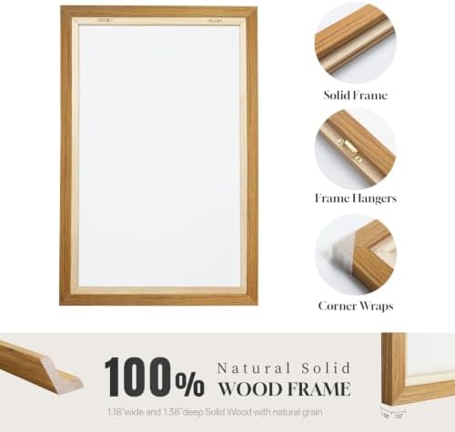 Large Framed Neutral Abstract Wall Art - Image 7