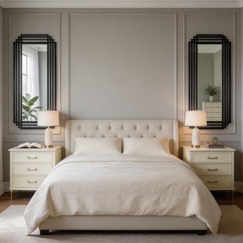 47"x22" Large Rectangle Decorative Mirror - Image 3