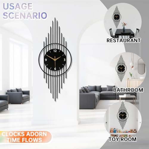 SIN&MI Wall Clock, Decorative Wall Clocks - Image 5