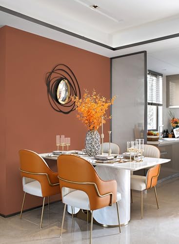 Yasinet Dark Orange Wallpaper Solid Color Contact Paper Dark Orange Self - Image 6
