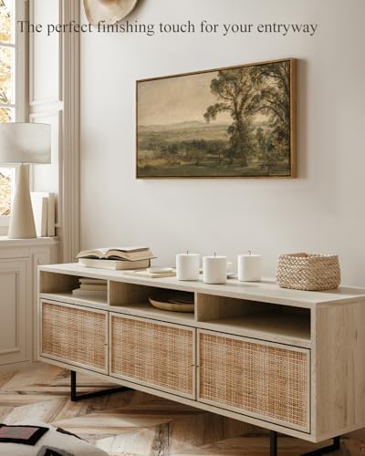 InSimSea Extra Large Framed Vintage Wall Art, Rustic Landscape - Image 4