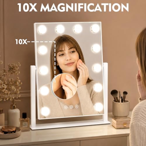 ROLOVE 13x16 inch Hollywood Vanity Mirror - Image 6