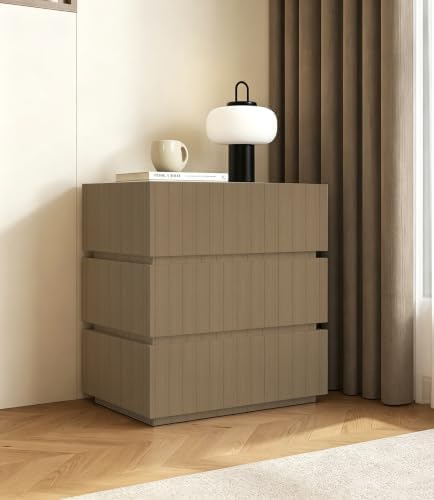 Striped Wallpaper Peel and Stick Brown Textured Wallpaper Fabric 197" x 16.14" - Image 7