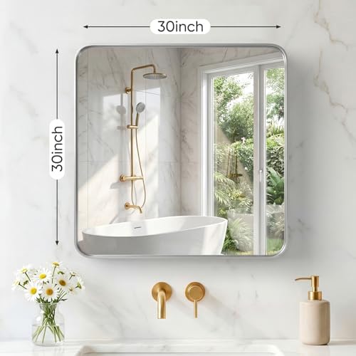 Sweetcrispy Bathroom Mirror 30x30 Inch, Vanity Mirror - Image 2