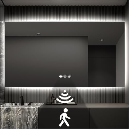 60 x 36 in Backlit LED Bathroom Mirror by nolsia
