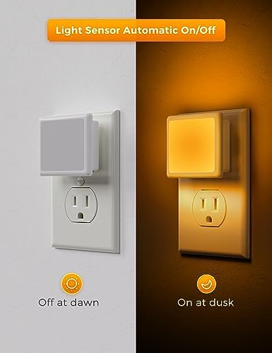 L LOHAS LED Night Light, Night Lights Plug into Wall, Dusk-to-Dawn Sensor - Image 2