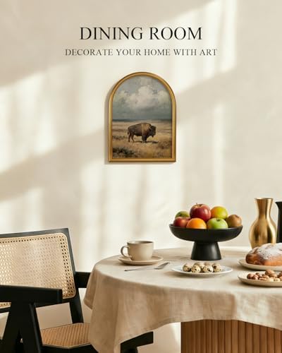 VIYYIEA Vintage Bison Canvas Wall Art - Image 7