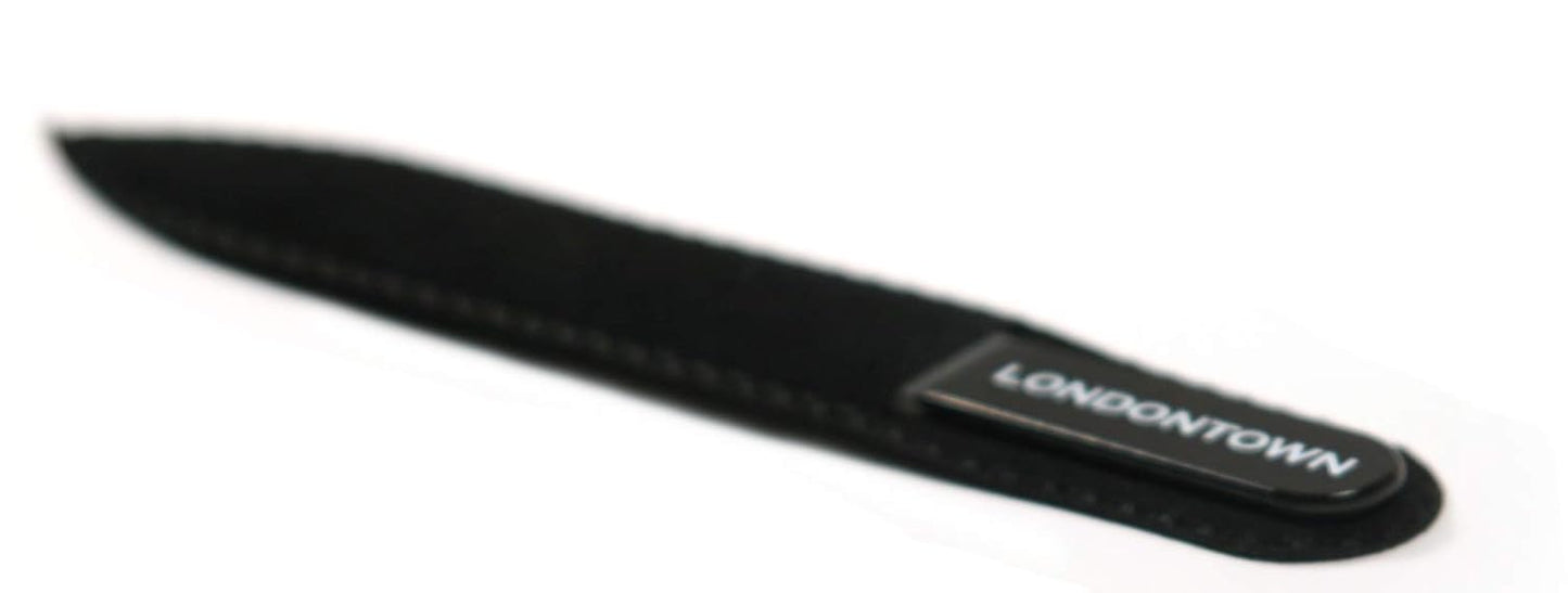 LONDONTOWN Black Glass Nail File, 0.48 oz (Pack of 1)