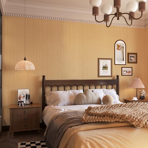 BOMENG Light Brown Wood Contact Paper Peel & Stick Oak Wallpaper 48"x197" - Image 2