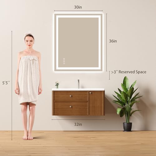30"x 36" LED Bathroom Mirror - Image 2