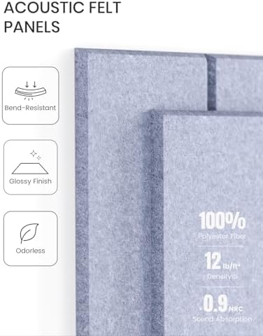 Fluxynara 36" x 24" Large Felt Bulletin Board，Lavender - Image 4